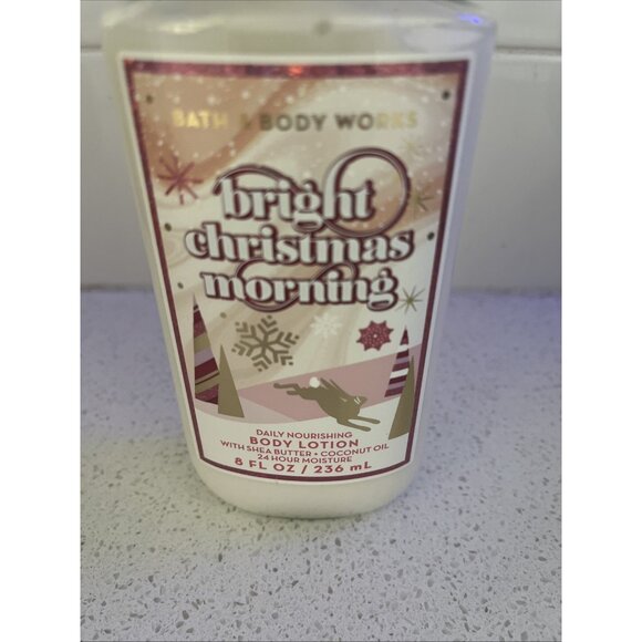 Bath & Body Works Bright Christmas Morning Body Lotion 8 oz Shea Butter Coconut - Picture 2 of 3
